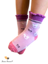 Toddler Girls Crew Socks - Unicorn/Butterflies