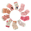 Toddler Girls Crew Socks - Pink Bunnies